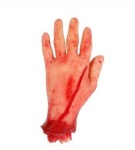 Obrázok z Halloweenska dekorácia - krvavá ruka - 20 x 10cm